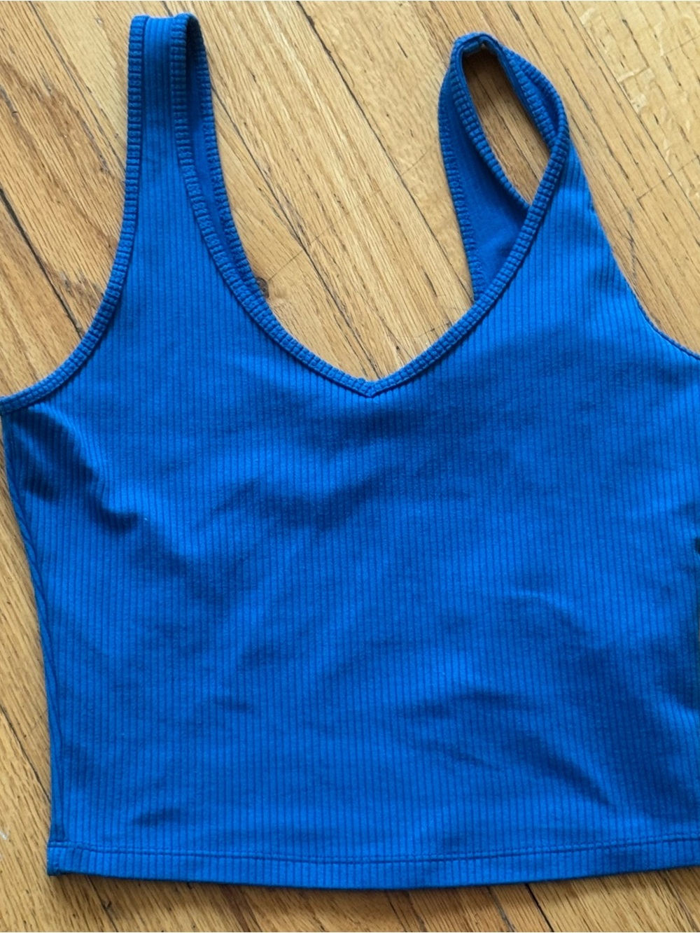 Hollister Royal Blue Ribbed Tank Top